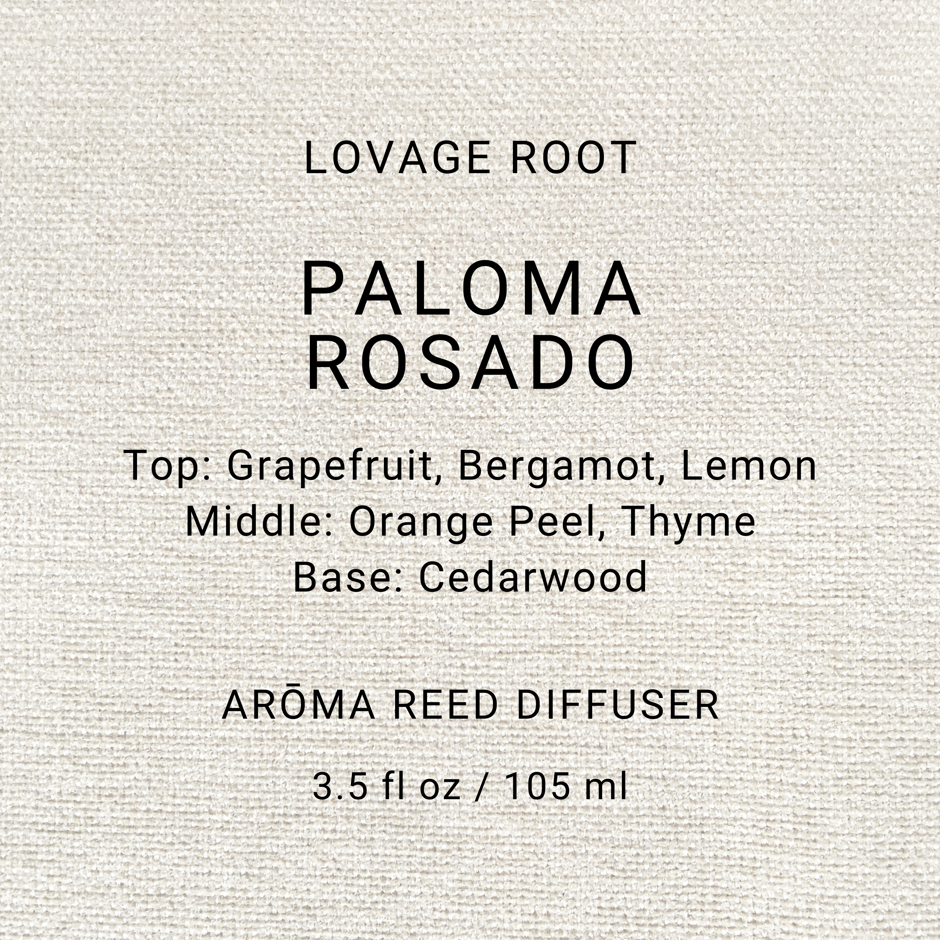 Arōma Reed Diffuser-Paloma Rosado