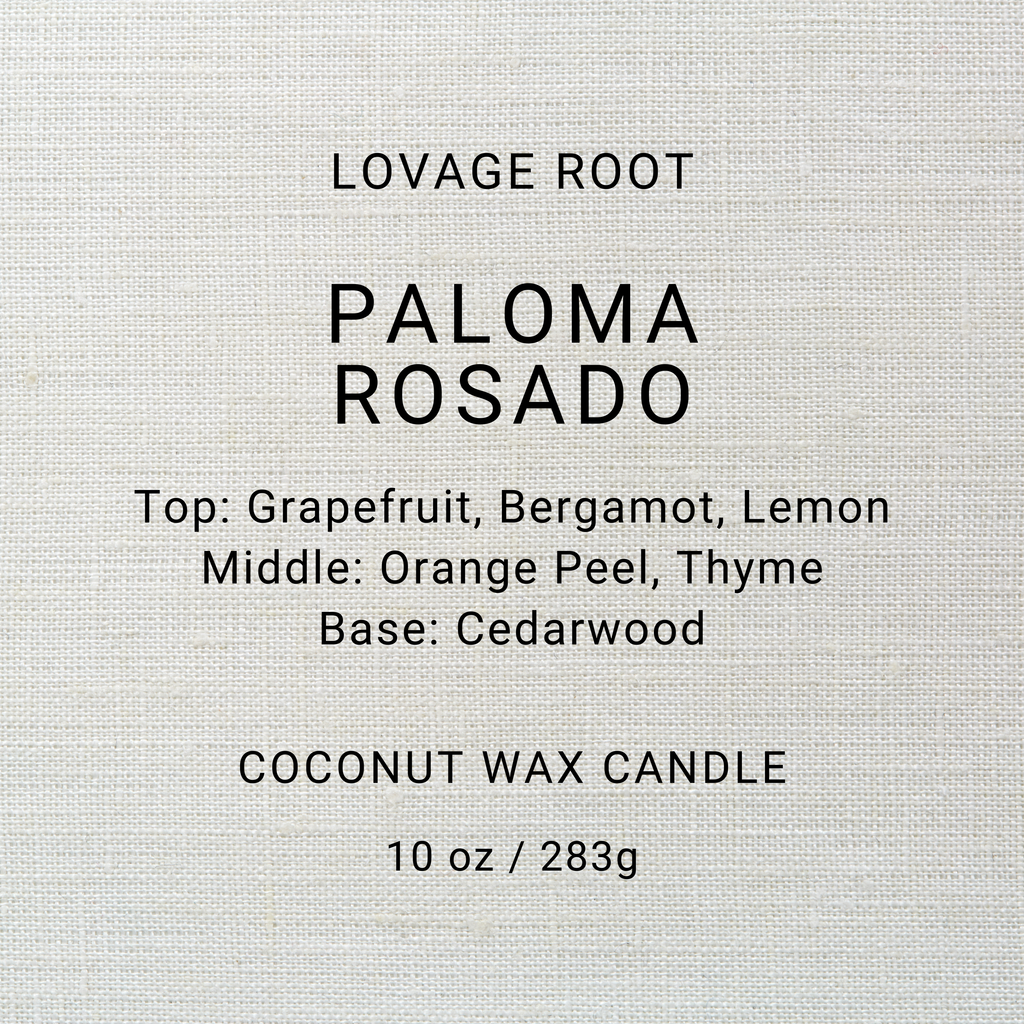 Coconut Wax Candle-Paloma Rosado