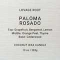 Coconut Wax Candle-Paloma Rosado