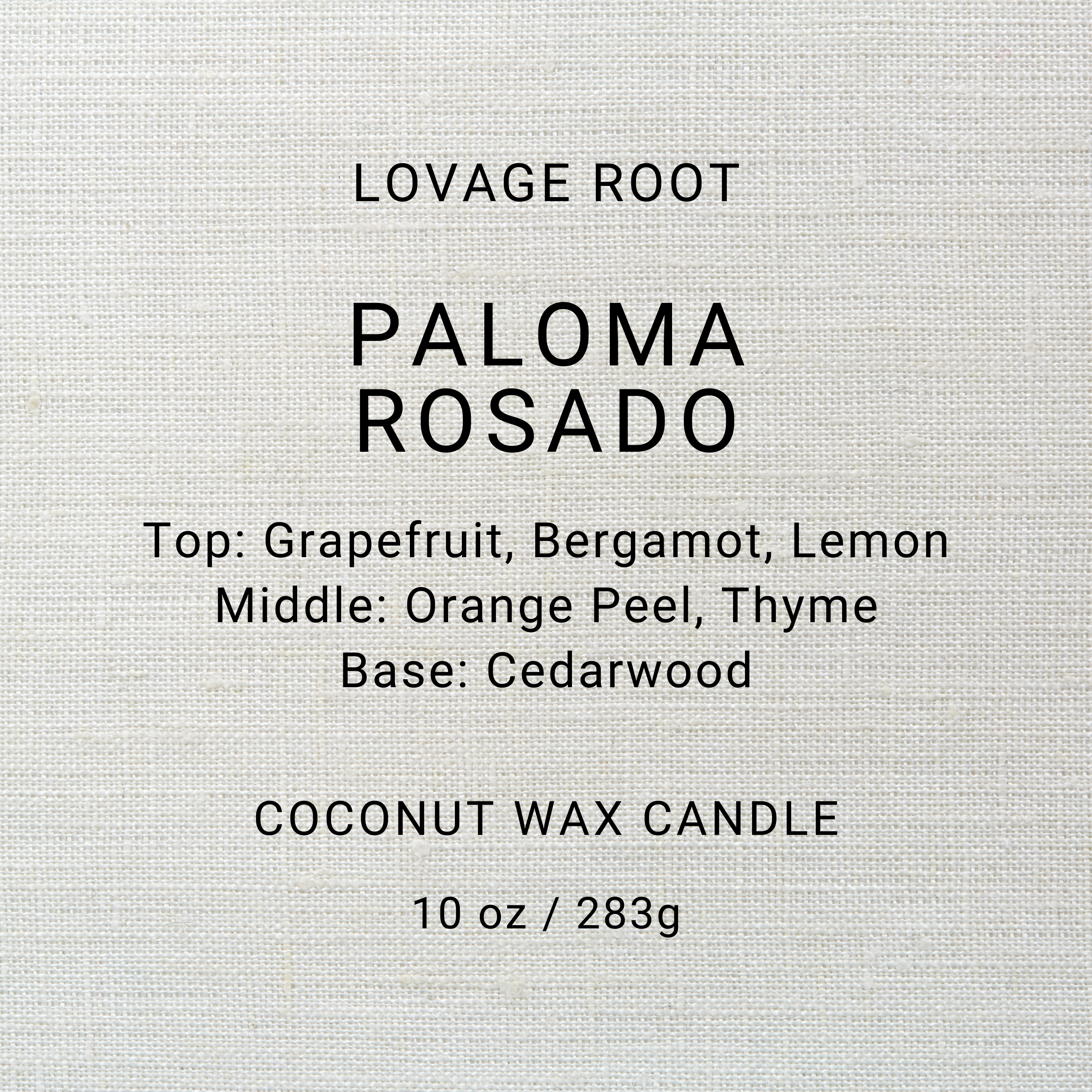 Coconut Wax Candle-Paloma Rosado