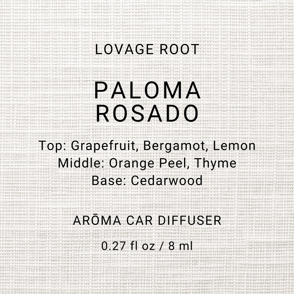 Arōma Car Diffuser-Paloma Rosado