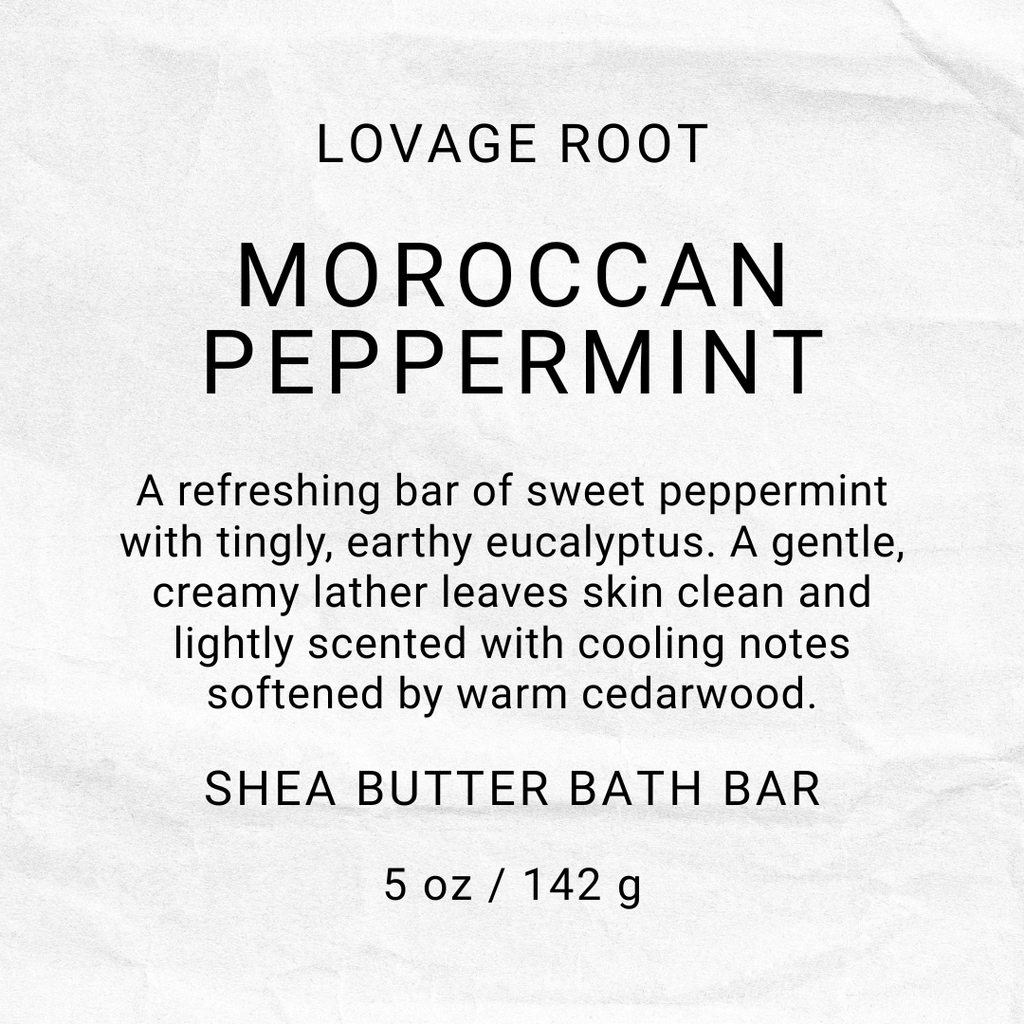 Shea Butter Bath Bar-Moroccan Peppermint