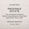 Linen and Room Mist-Provence Estate