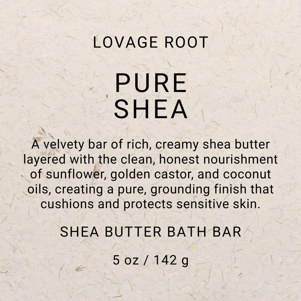 Shea Butter Bath Bar-Pure Shea (Fragrance Free)
