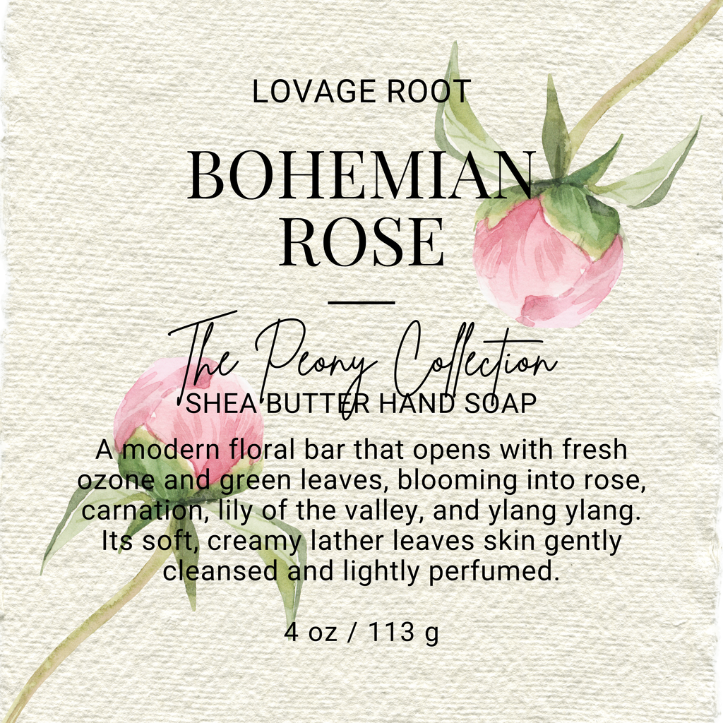Peony Hand Cleansing Bar-Bohemian Rose