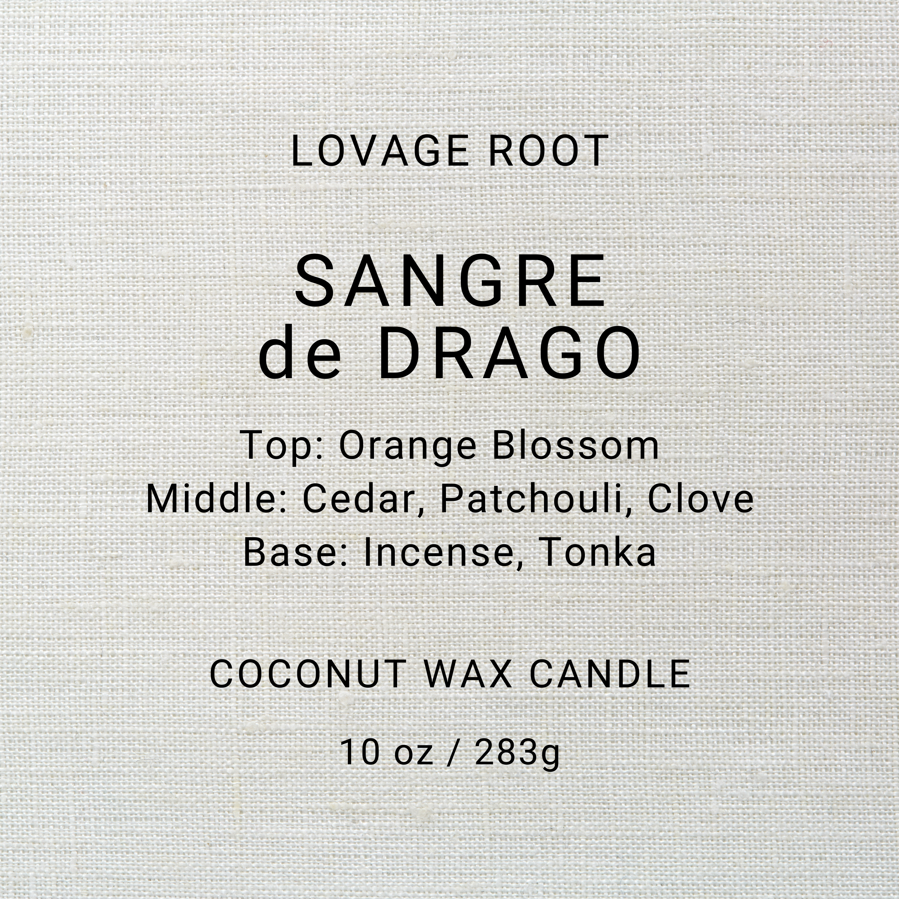Coconut Wax Candle-Sangre de Drago