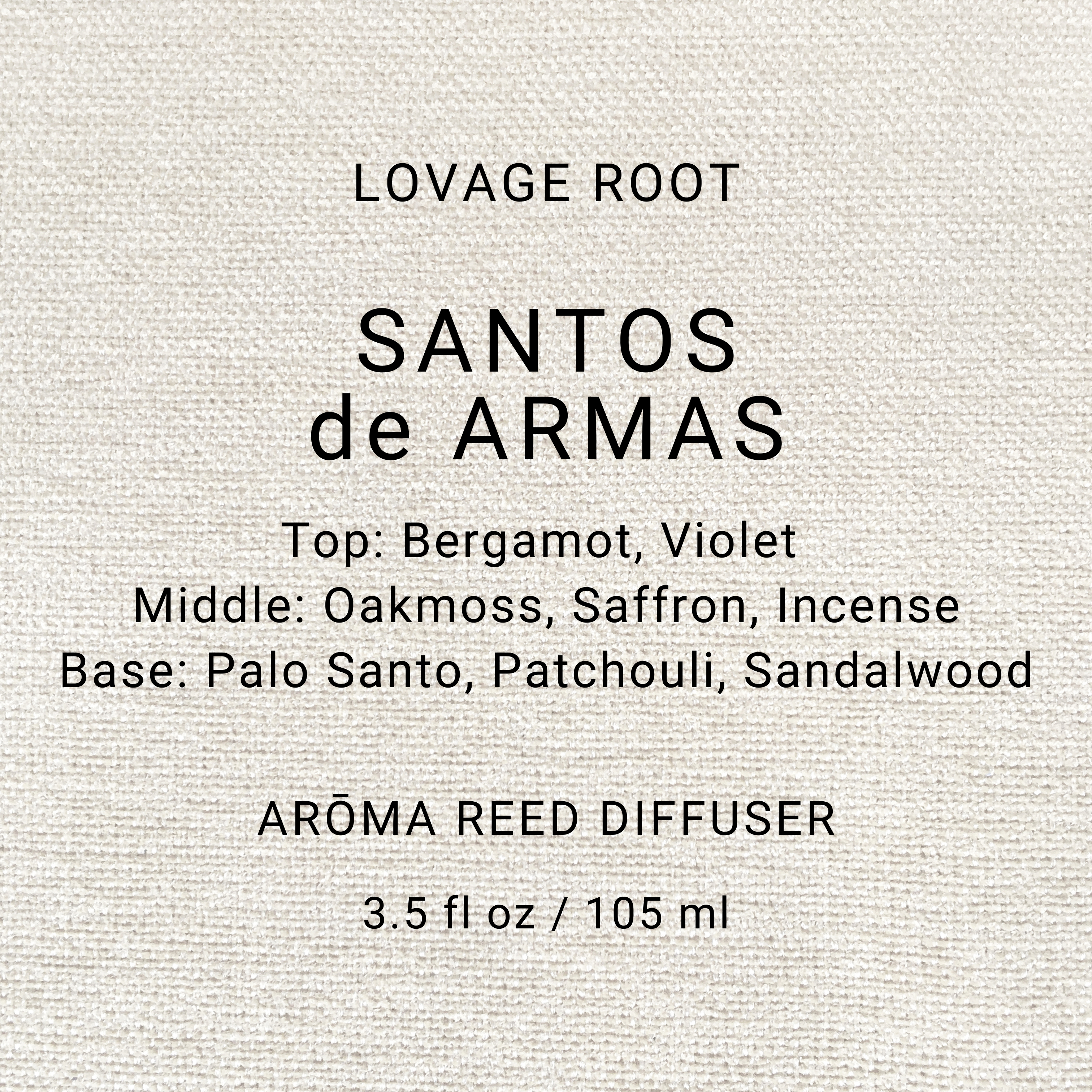 Arōma Reed Diffuser-Santos de Armas