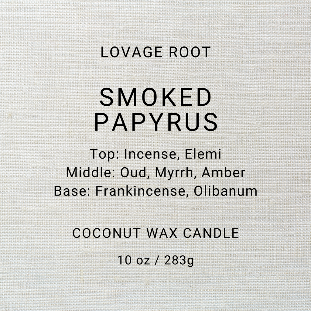 Coconut Wax Candle-Smoked Papyrus
