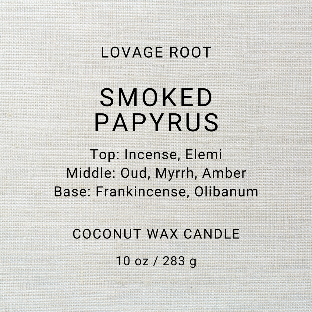 Coconut Wax Candle-Smoked Papyrus