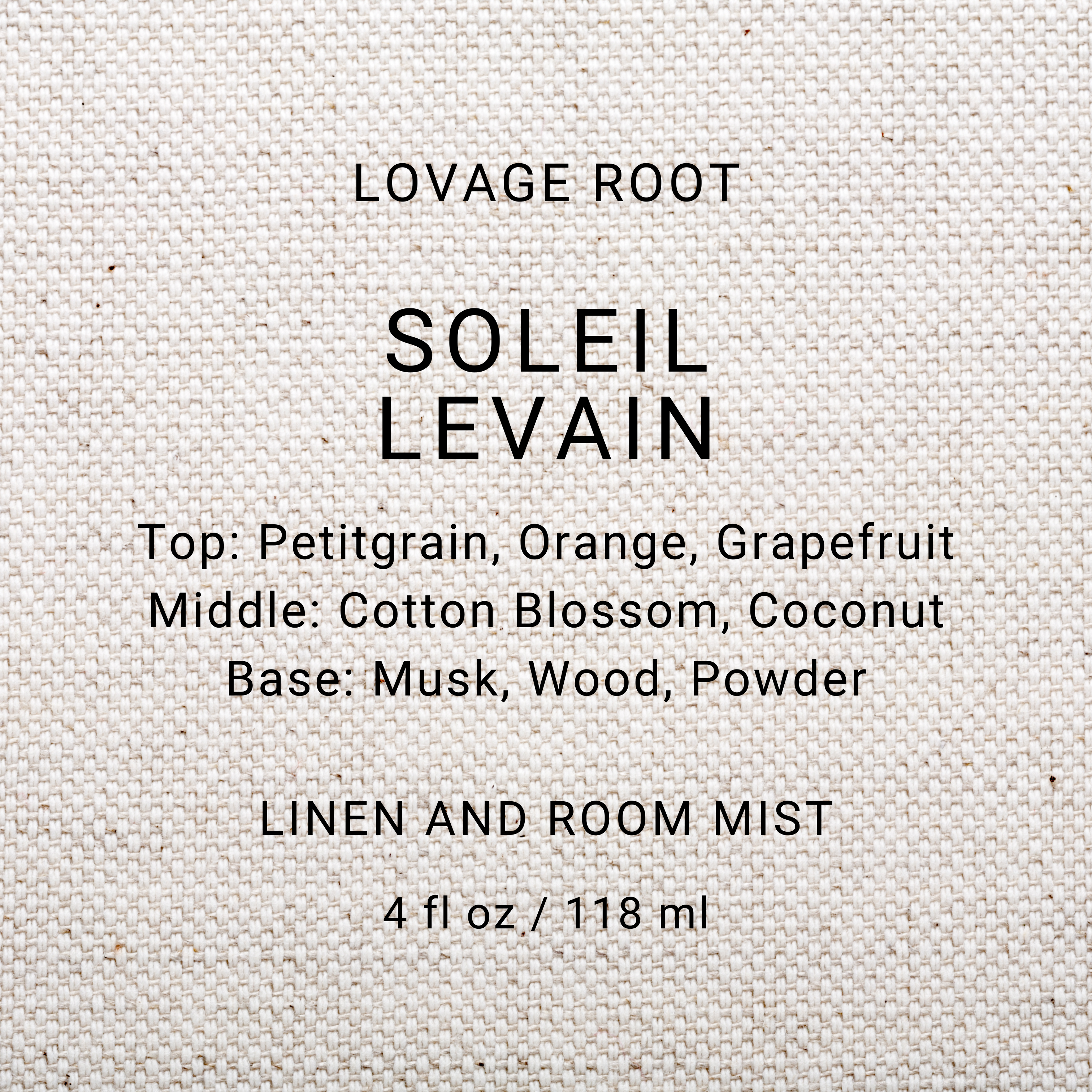 Linen and Room Mist-Soleil Levain
