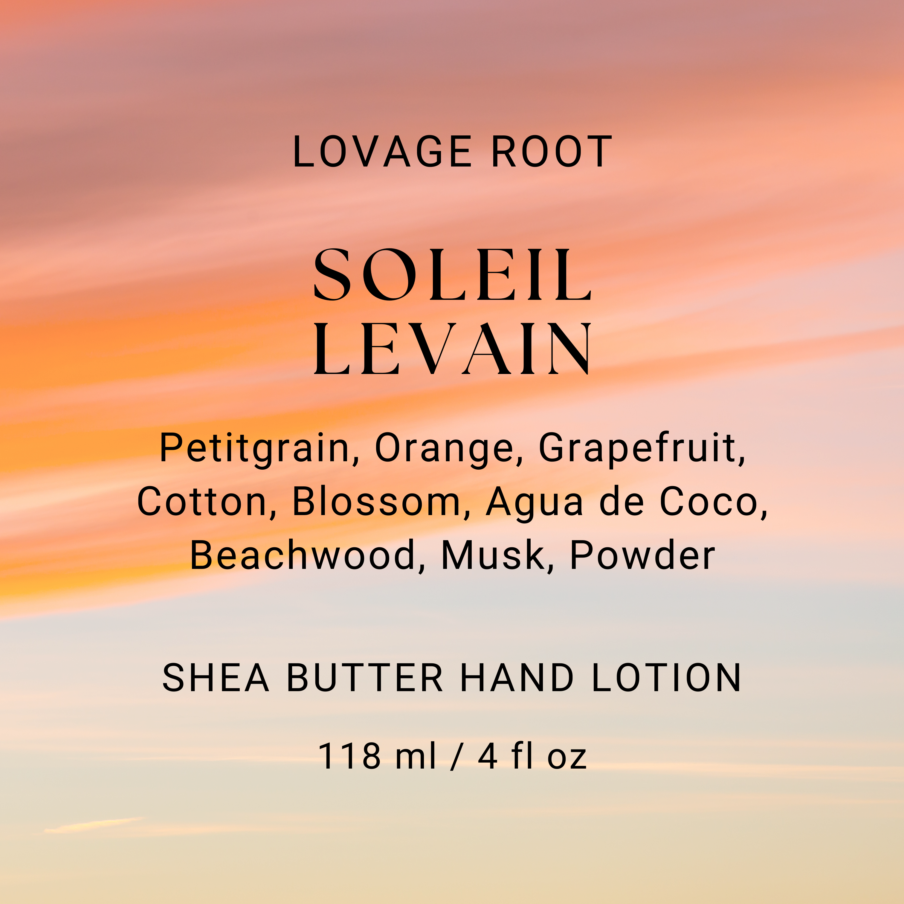 Shea Butter Hand Lotion-Soleil Levain