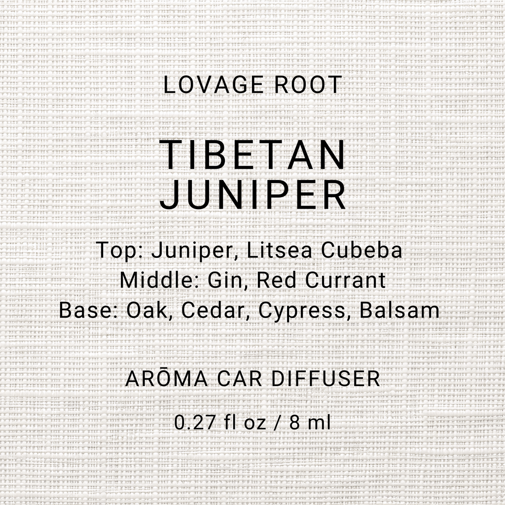 Arōma Car Diffuser-Tibetan Juniper