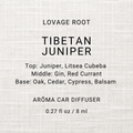 Arōma Car Diffuser-Tibetan Juniper