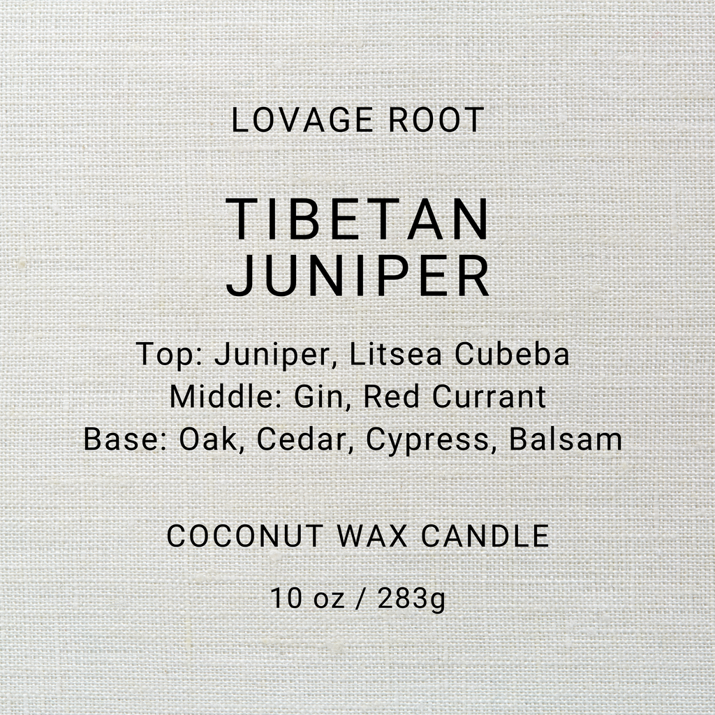 Coconut Wax Candle-Tibetan Juniper