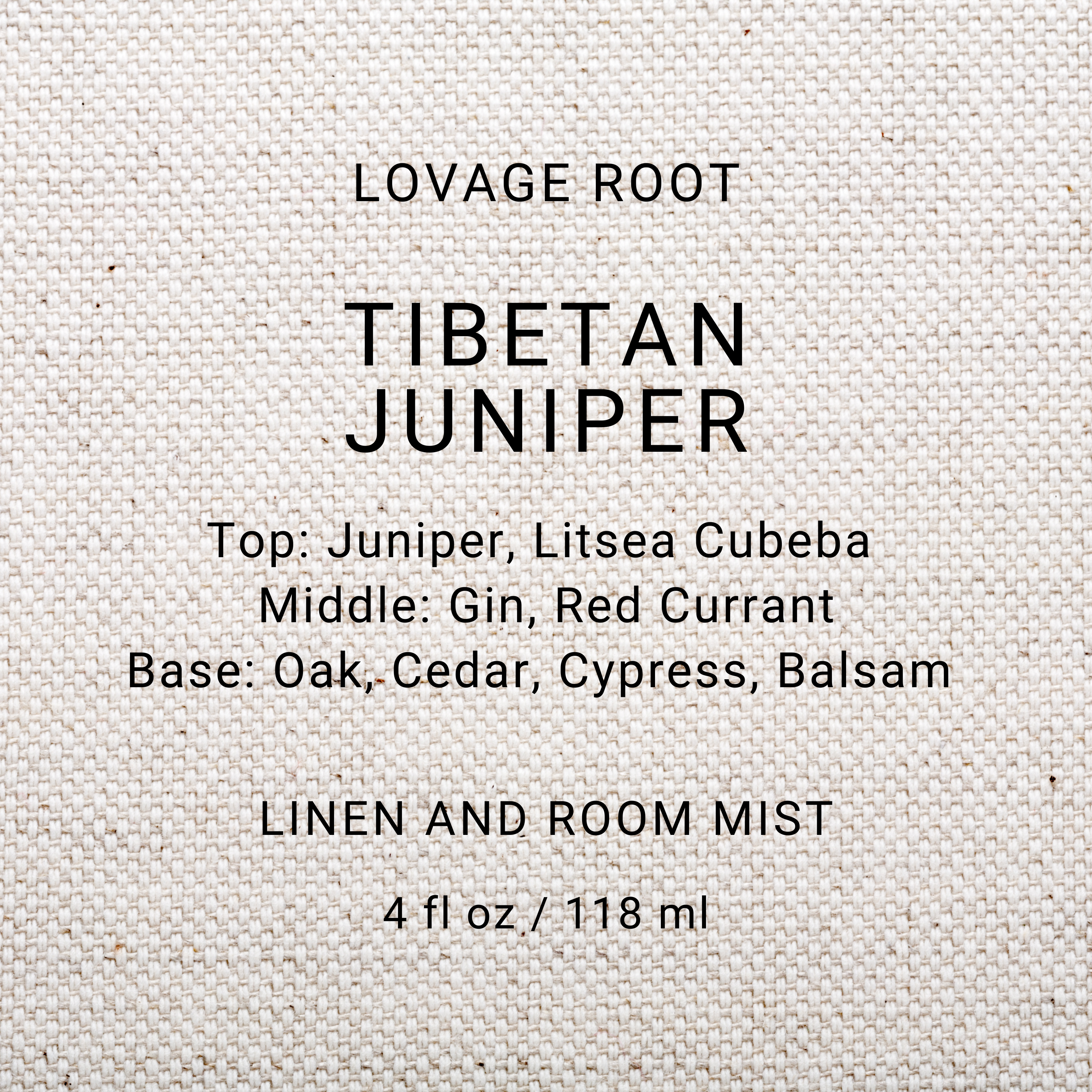 Linen and Room Mist-Tibetan Juniper