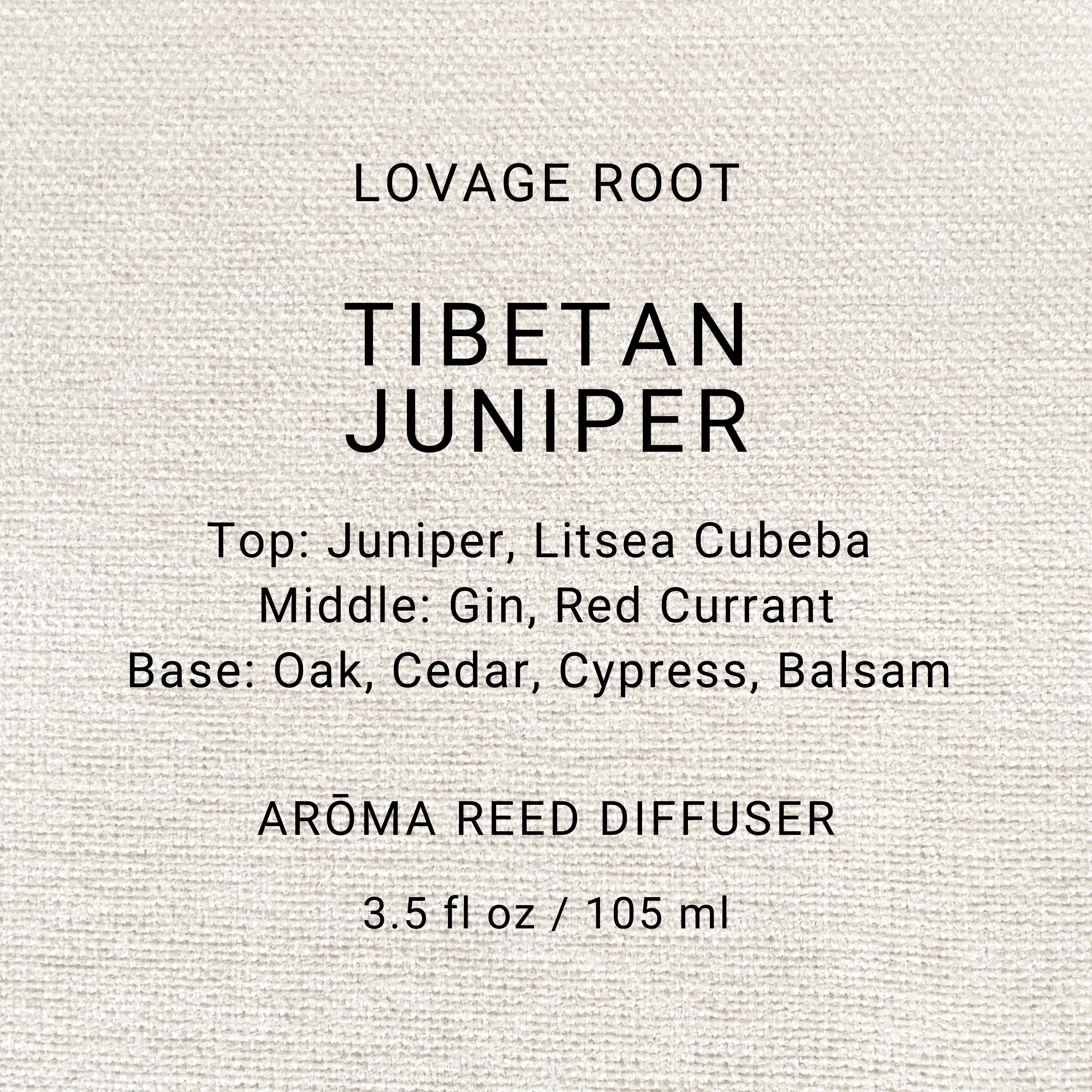 Arōma Reed Diffuser-Tibetan Juniper