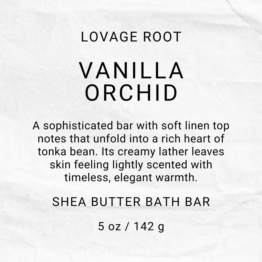 Shea Butter Bath Bar-Vanilla Orchid