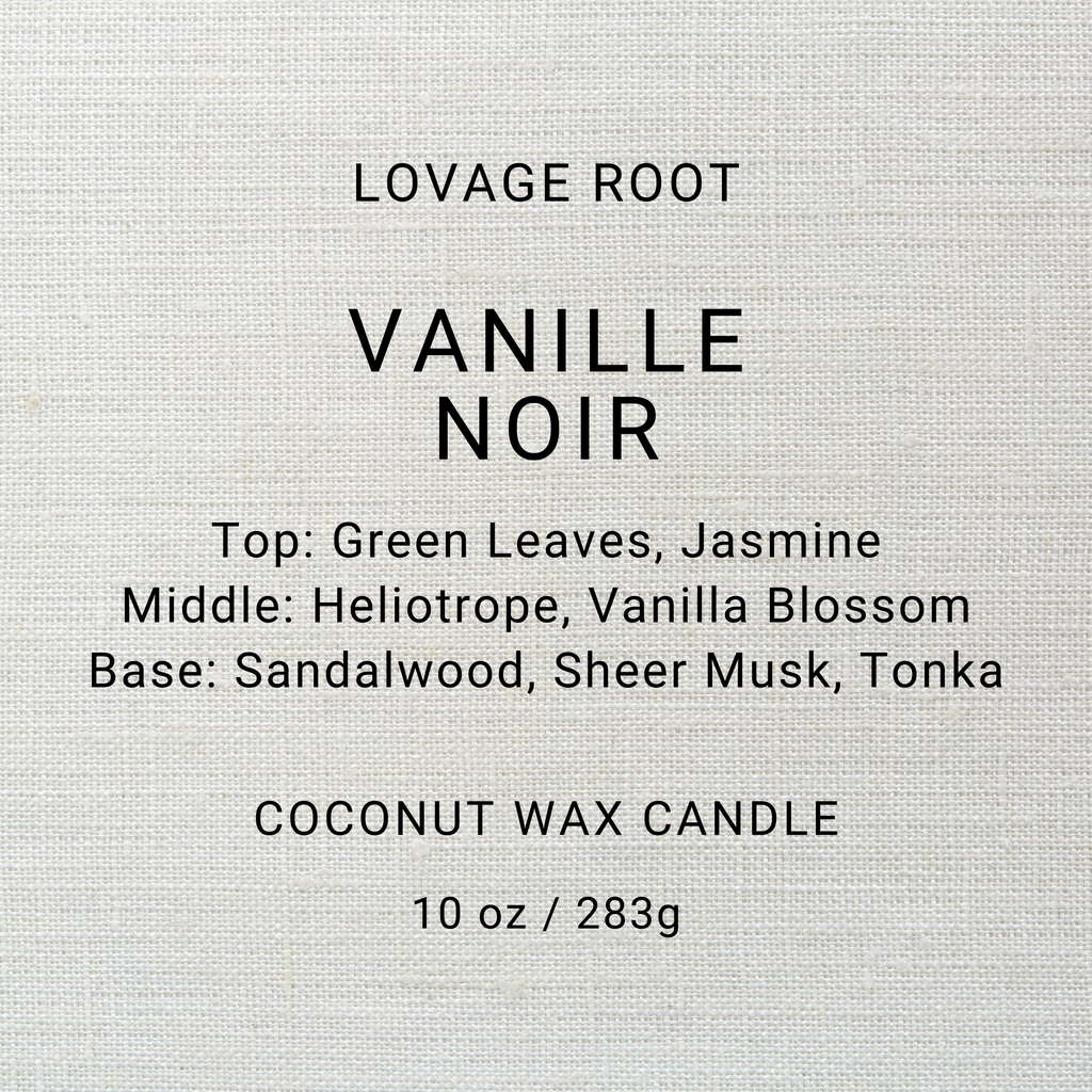 Coconut Wax Candle-Vanille Noir