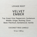Coconut Wax Candle-Velvet Ember
