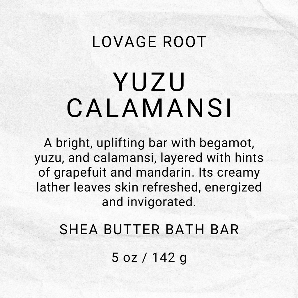 Shea Butter Bath Bar-Yuzu Calamansi